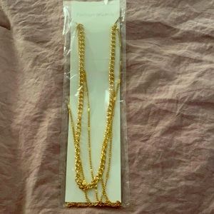 Fashion Jewelry gold color layered necklace